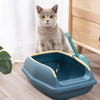 Bac à litière semi-fermé anti-éclaboussures pour chat Pour toi Mon chat