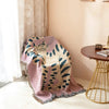 Cadeau Fan De Chat Plaid Rose Avec Chat Noir Et Blanc Pour toi Mon chat