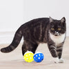 Ensemble de six boules amusantes à gratter avec cloche pour chat Pour toi Mon chat