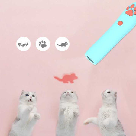 Jouet laser interactif LED à trois styles pour chat Pour toi Mon chat