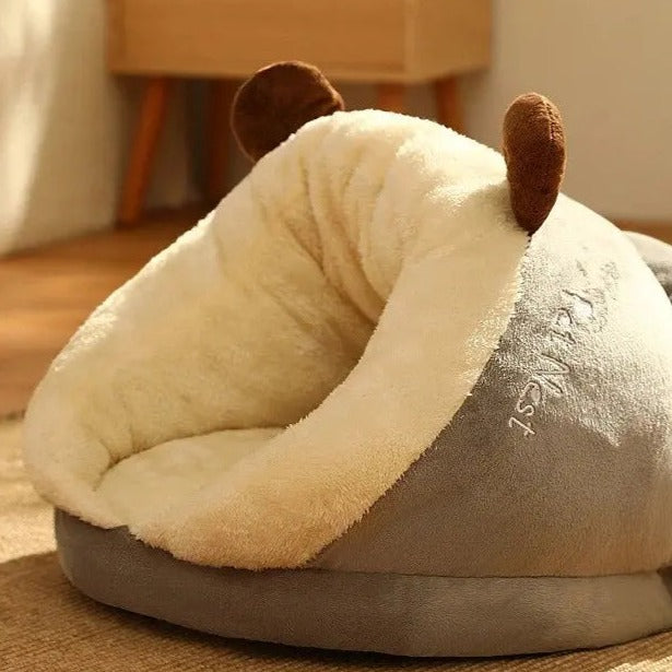 Lit Pour Chat En Forme De Chausson Avec Des Bois De Renne Pour toi Mon chat
