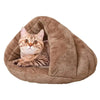 Lit Pour Chat En Forme De Triangle Matière Peluche Douce Pour toi Mon chat