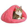 Lit Pour Chat En Forme De Triangle Matière Peluche Douce Pour toi Mon chat