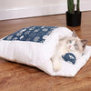 Lit Pour Chat Façon Sac De Couchage Avec Un Petit Oreiller Pour toi Mon chat