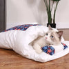 Lit Pour Chat Façon Sac De Couchage Avec Un Petit Oreiller Pour toi Mon chat