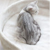 Lit chaud et lavable en laine d'agneau pour chat Pour toi Mon chat