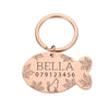 Plaque de collier personnalisée avec gravure en forme de poisson en acier inoxydable pour chat Pour toi Mon chat