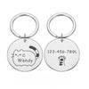 Plaque de collier personnalisée en acier inoxydable pour chat Pour toi Mon chat