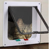 Porte à rabat de sécurité blanche en plastique pour chat Pour toi Mon chat