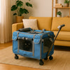 Poussette Chat Style Valise Respirante et Pliable Pour toi Mon chat