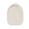 Sac à dos de transport pliable blanc en cuir avec un côté transparent pour chat Pour toi Mon chat