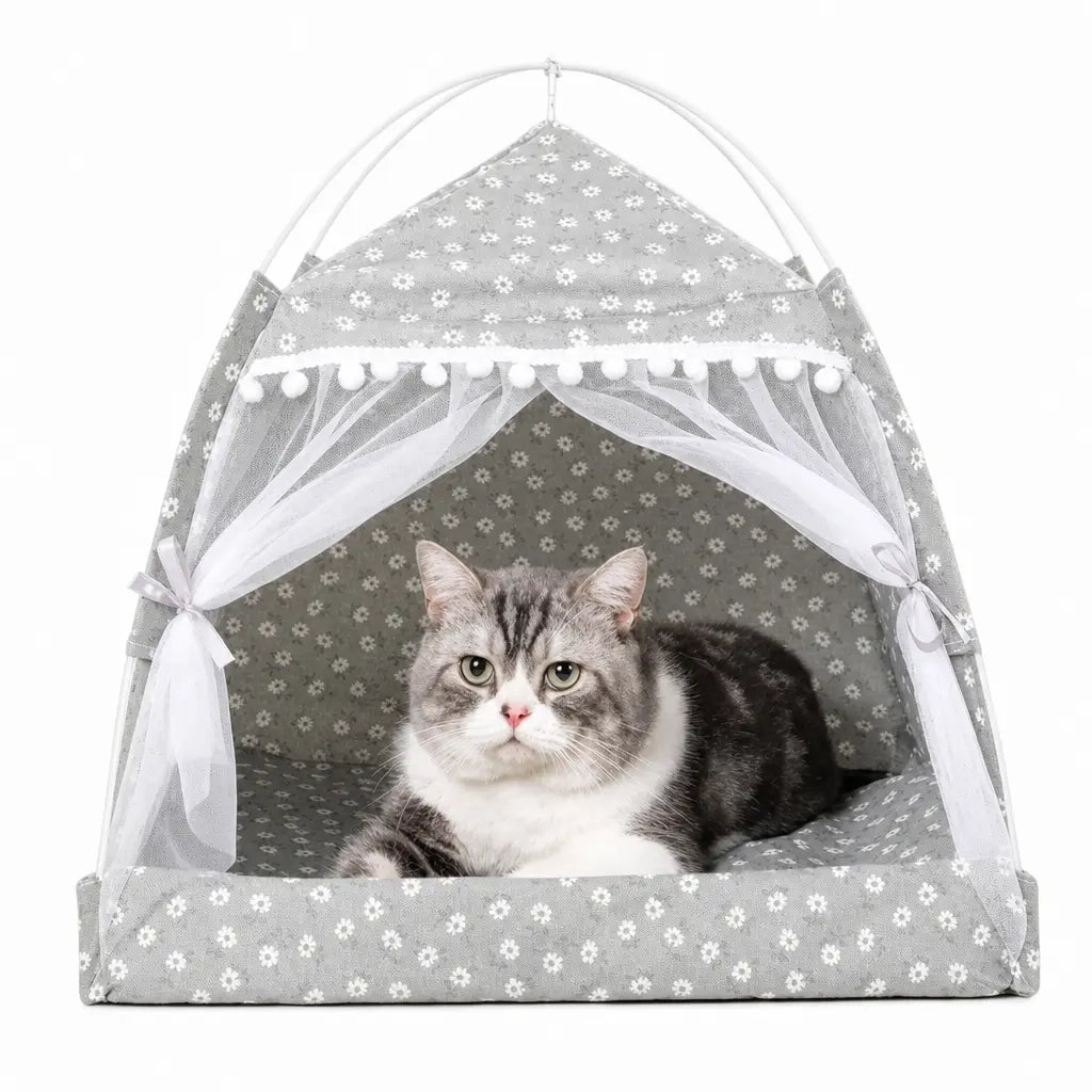 TENTE TOUT CONFORT POUR CHAT – TENT’À’CHAT™ Pour toi Mon chat