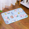Tapis Rafraichissant Chat avec Motifs d'Animaux et de Fraises