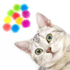 Balle d'arbousse colorée en caoutchouc pour chaton Pour toi Mon chat