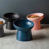 Bol d'eau et de nourriture en céramique style nordique pour chats Pour toi Mon chat
