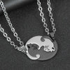 Collier de couple à design de chat en acier inoxydable Pour toi Mon chat