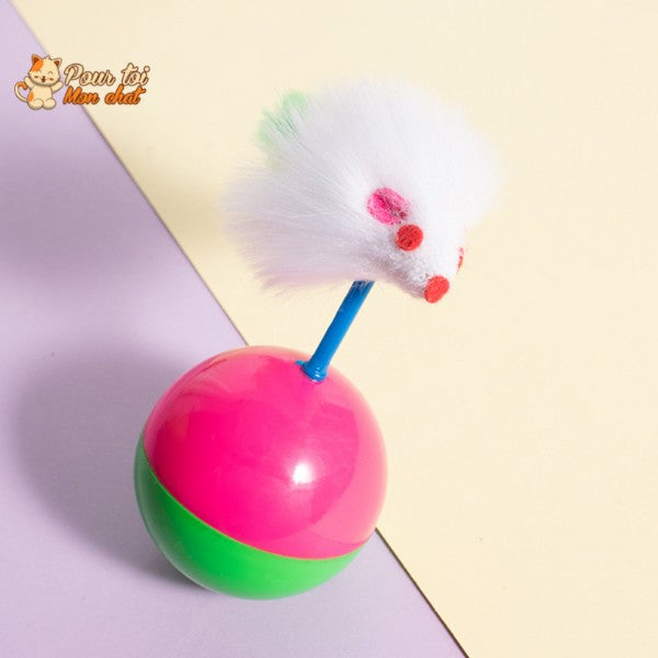 Balle culbuto avec souris - Souris'On'Ball™ - Pour toi Mon chat