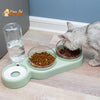 Distributeur de Croquettes et Eau pour Chat - TrioCatBowl™ - Pour toi Mon chat