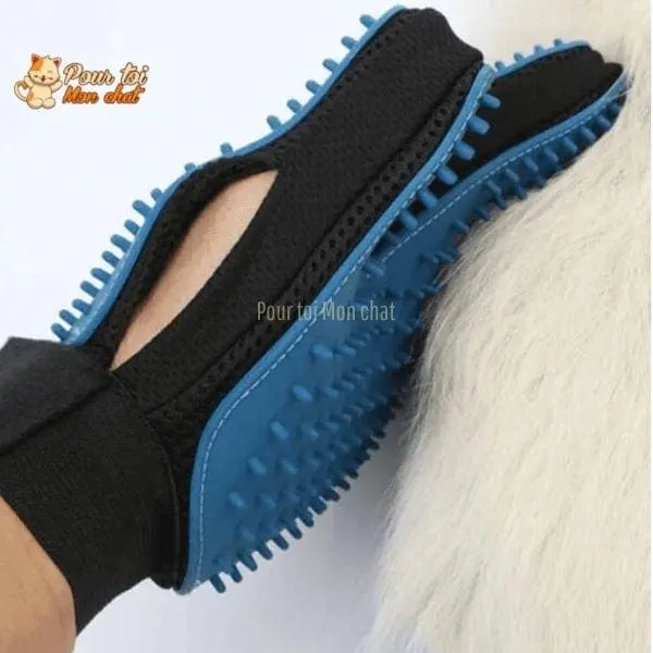 Gant de toilettage et de massage pour chat - Clean'Cat™ - Pour toi Mon chat