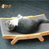 La planche à gratter 3 en 1 Griffoir, Lit, Jouet - pour Chat - Grat’Minou™ - Pour toi Mon chat