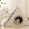 Niche pour Chat avec Grattoir - Crazybed™ - Pour toi Mon chat