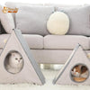 Niche pour Chat avec Grattoir - Crazybed™ - Pour toi Mon chat