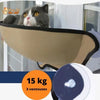 Lit suspendu à ventouses pour chat - Hamac-Fenêtre-Chat™ - Pour toi Mon chat