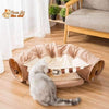Tunnel de Jeu avec Coussin pour Chat - CoussiCat™ - Pour toi Mon chat