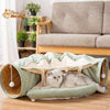 Tunnel de Jeu avec Coussin pour Chat - CoussiCat™ - Pour toi Mon chat