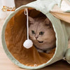 Tunnel de Jeu avec Coussin pour Chat - CoussiCat™ - Pour toi Mon chat