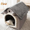 PETITE MAISON EN PELUCHE POUR CHAT – TOITpourCHAT™ - Pour toi Mon chat
