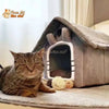 PETITE MAISON EN PELUCHE POUR CHAT – TOITpourCHAT™ - Pour toi Mon chat