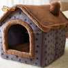 PETITE MAISON EN PELUCHE POUR CHAT – TOITpourCHAT™ - Pour toi Mon chat