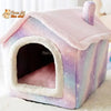 PETITE MAISON EN PELUCHE POUR CHAT – TOITpourCHAT™ - Pour toi Mon chat