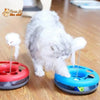 Jouet à balles et plumes : 2 jouets en 1 interactifs pour chat - Pilou-Pilou™ - Pour toi Mon chat