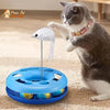 Jouet à balles et plumes : 2 jouets en 1 interactifs pour chat - Pilou-Pilou™ - Pour toi Mon chat