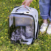 Sac à dos de transport carré pour chat Pour toi Mon chat