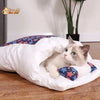 Washable Cat Bed Cat Sleeping Bag Nest Mat Winter Warm House For Cat Dog Small Pet Bed Puppy Kennel Sofa Cushion Pet Products Pour toi Mon chat