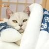 Washable Cat Bed Cat Sleeping Bag Nest Mat Winter Warm House For Cat Dog Small Pet Bed Puppy Kennel Sofa Cushion Pet Products Pour toi Mon chat