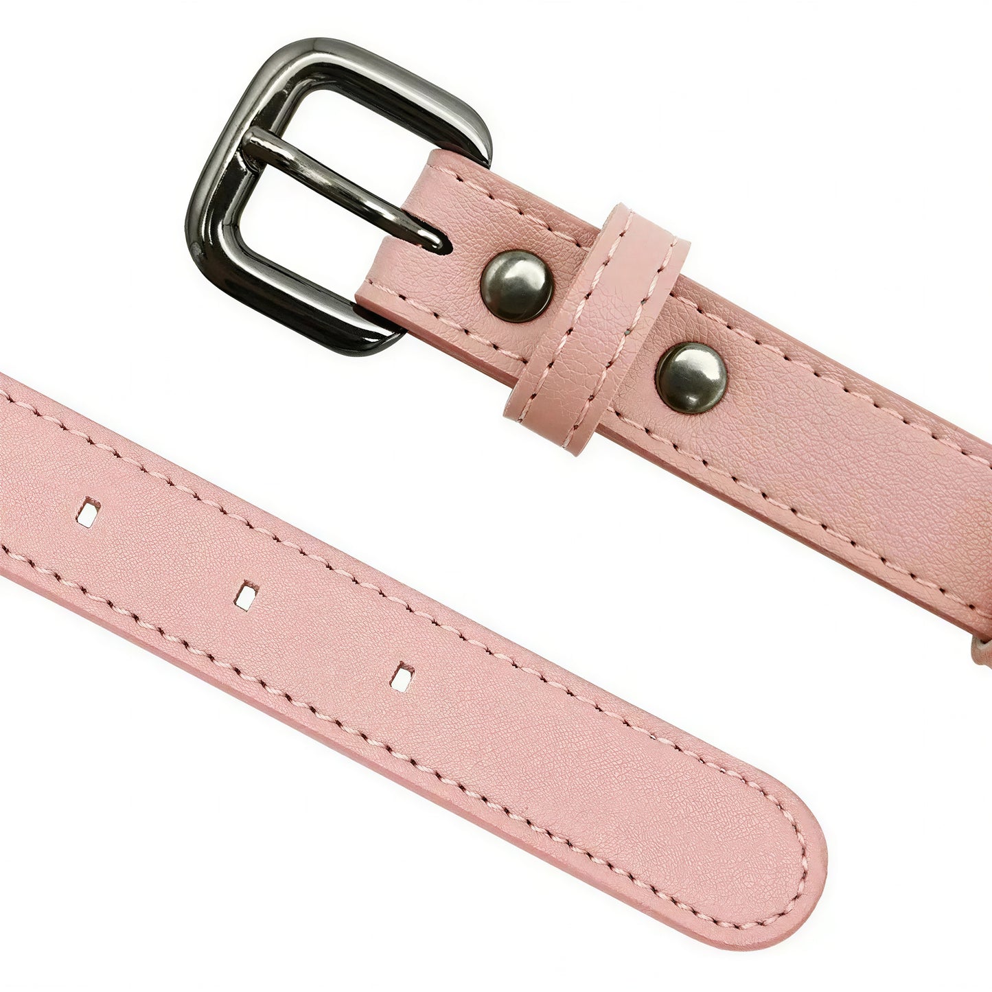 Collier Chat Anti Étranglement avec Emplacement pour Airtag en Silicone et Simili cuir - vue 3