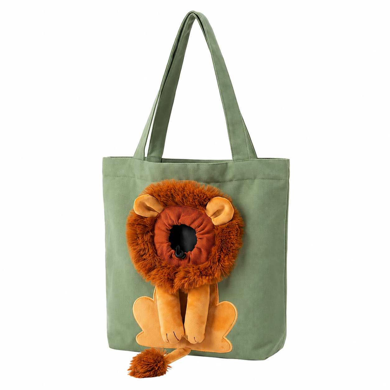 Sac à main portable à design de lion pour chat Pour toi Mon chat