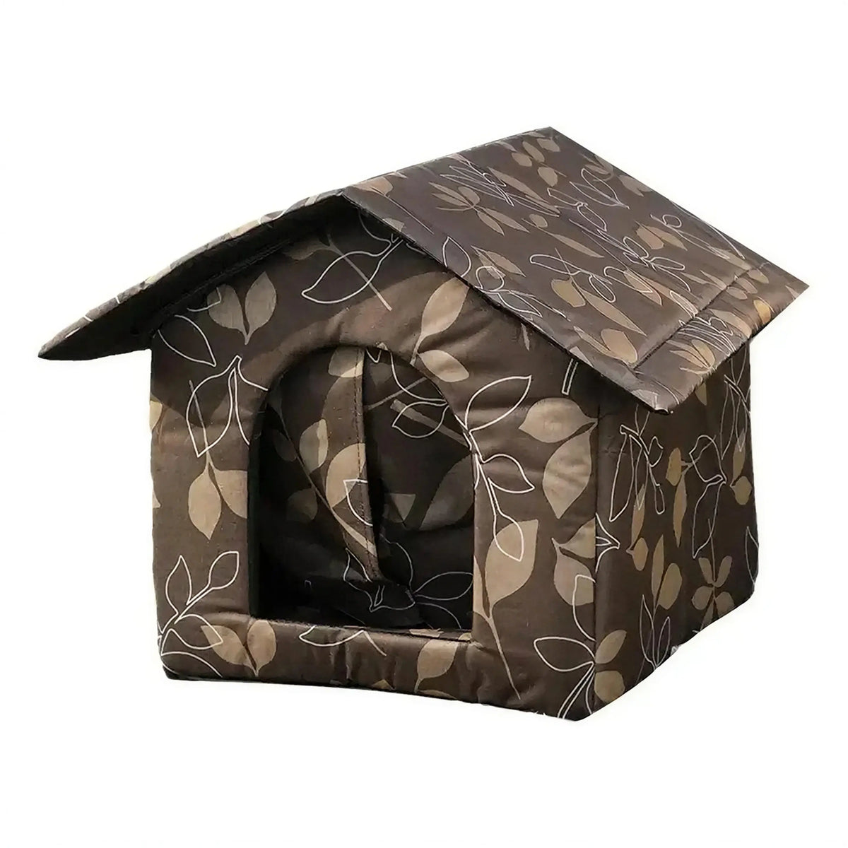 Abri pour Chat Extérieur Imprimé Camouflage Feuilles Pour toi Mon chat
