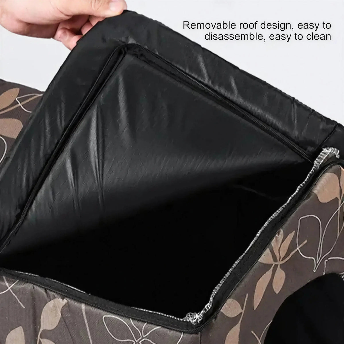 Abri pour Chat Extérieur Imprimé Camouflage Feuilles Pour toi Mon chat