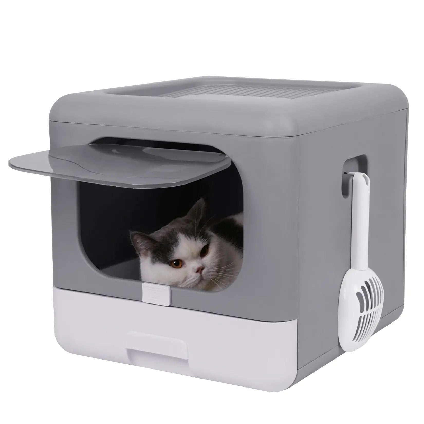 Bac à litière pliable pour chat Pour toi Mon chat