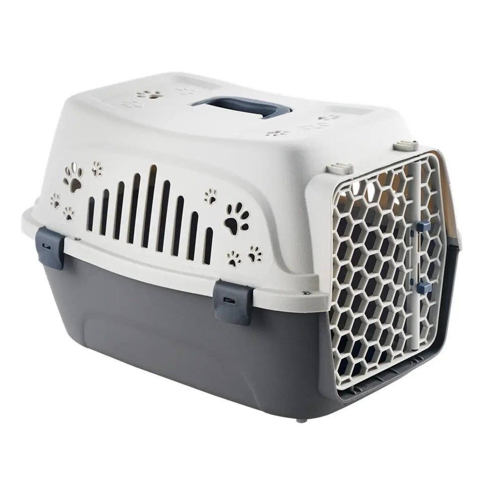 Boîte de transport respirante et durable en plastique pour chat Pour toi Mon chat