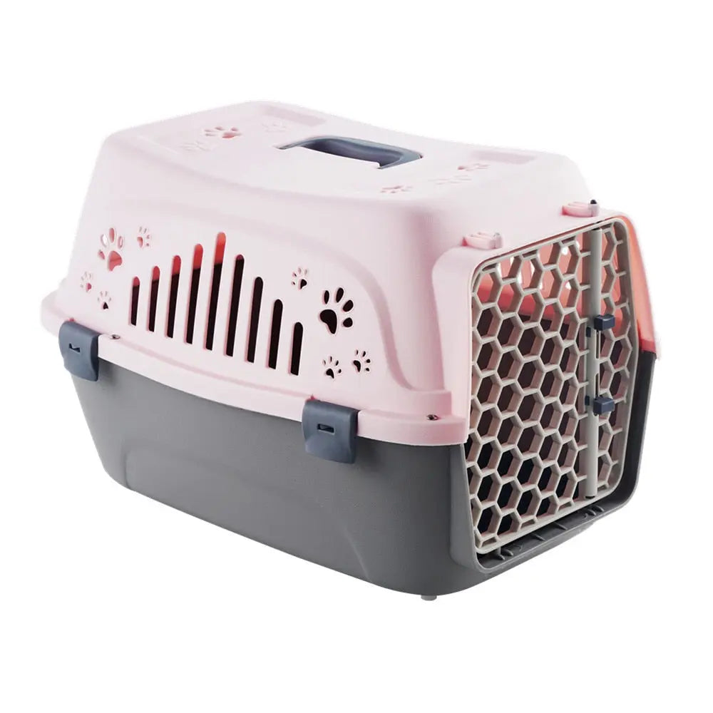 Boîte de transport respirante et durable en plastique pour chat Pour toi Mon chat