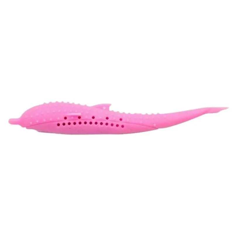 Brosse à dents en silicone en forme de dauphin pour chat Pour toi Mon chat