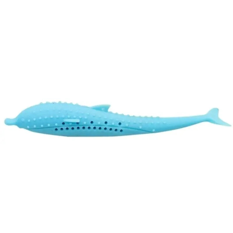 Brosse à dents en silicone en forme de dauphin pour chat Pour toi Mon chat