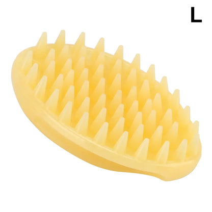 Brosse de massage en poils doux de silicone pour chat Pour toi Mon chat