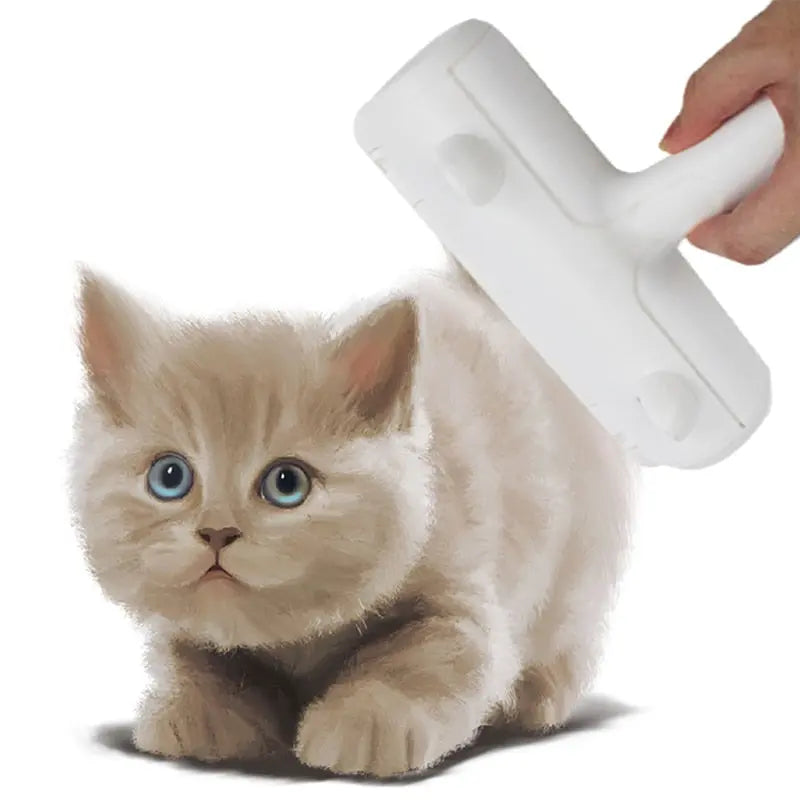 Brosse de nettoyage de poils de chat en plastique Pour toi Mon chat